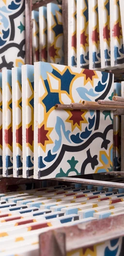 Colourful cement tiles for bespoke projects